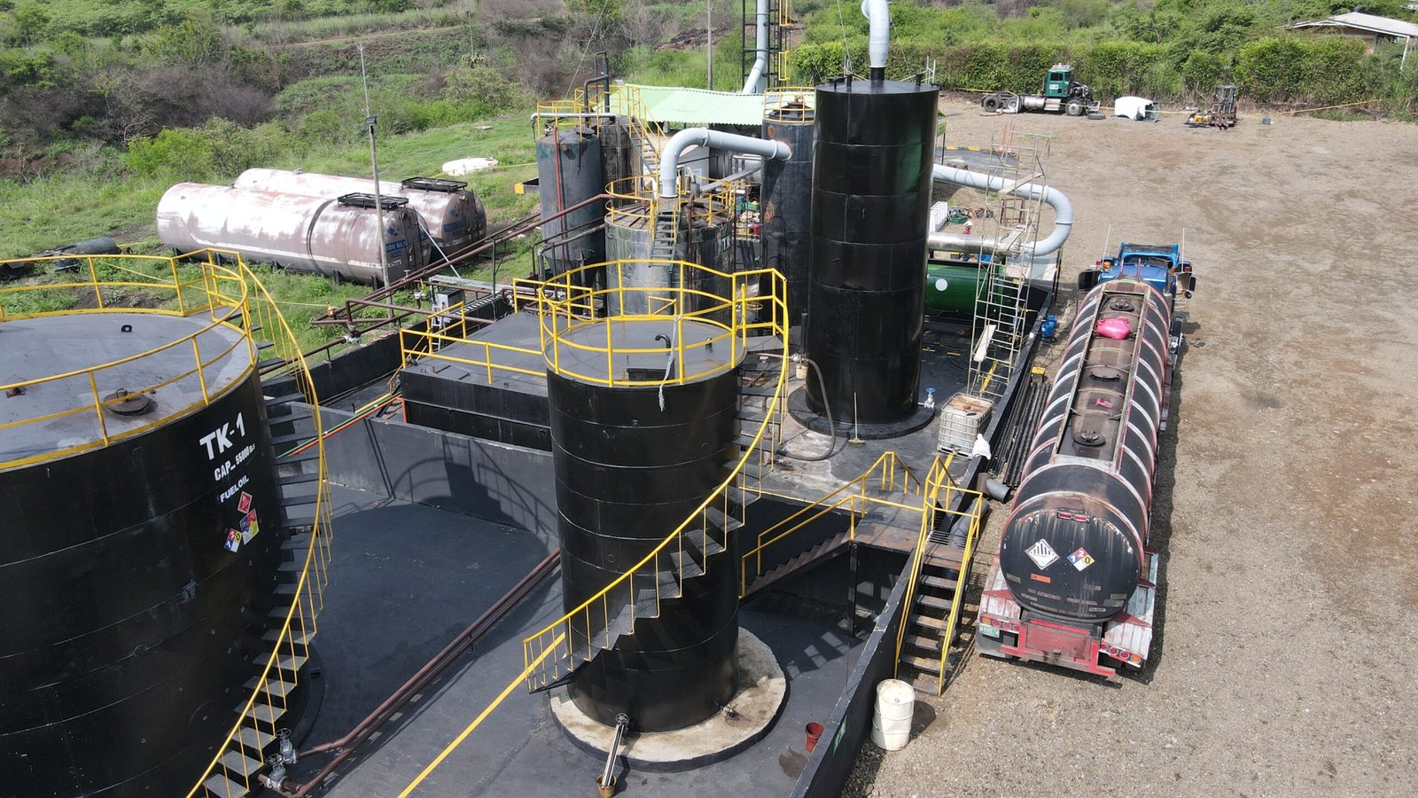 Vista aérea Planta Mulaló Yumbo - Occidental Energy Oil