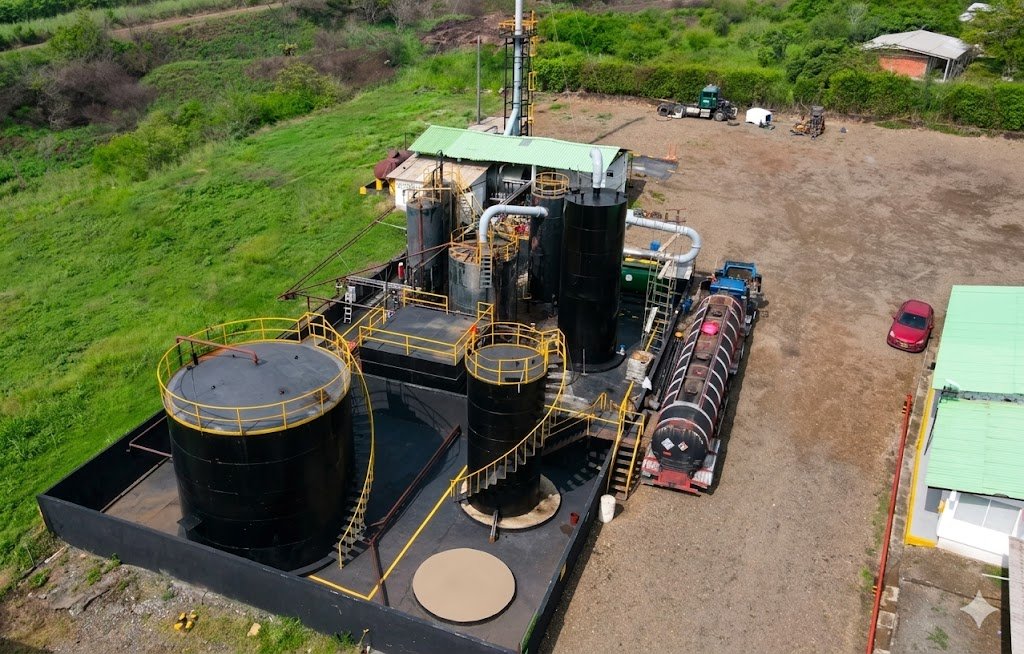 Vista aérea Planta Mulaló Yumbo - Occidental Energy Oil